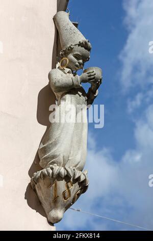 Meinl, Mohrenstatue am Graben à Vienne, Autriche Banque D'Images