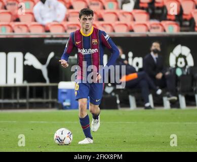 Pedro Gonzalez PEDRI FC Barcelone pendant le championnat d'Espagne la Ligue football match entre Valencia CF et FC Barcelone le 2 mai 2021 à l'Estadio de Mestalla à Valence, Espagne. Photo de Giuliano Bevilacqua/ABACAPRESS.COM Banque D'Images