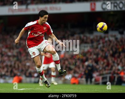 Arsenal v Aston Villa Samir Nasri photo de Gavin Rodgers/ Pixel 07917221968 Banque D'Images