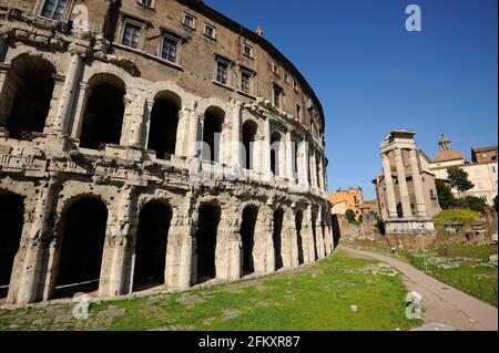 Italie, Rome, théâtre Marcellus Banque D'Images