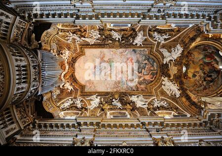 Italie, Rome, église Santa Maria della Vittoria Banque D'Images