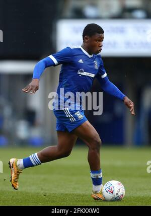 Edwin Agbaje de Ipswich Town - Ipswich Town U18 v Sheffield United U18, FA Youth Cup, Portman Road, Ipswich, Royaume-Uni - 30 avril 2021 Banque D'Images