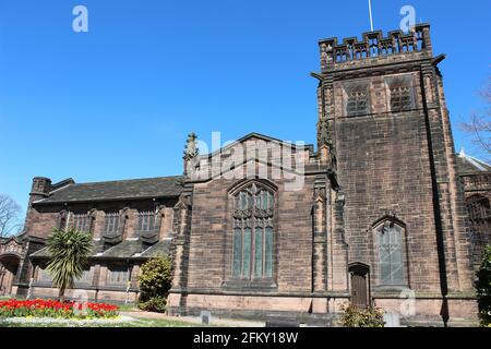 Christ Church, Port Sunlight, Wirral, Royaume-Uni Banque D'Images