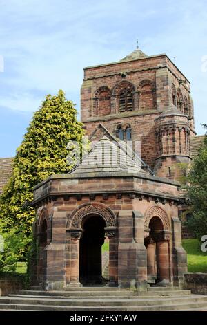 Eglise St George, Thornton Hough, Wirral, Royaume-Uni Banque D'Images