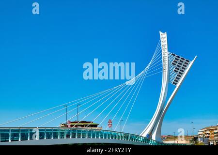 Ponte Ennio Flaiano, Pescara, Italie Banque D'Images