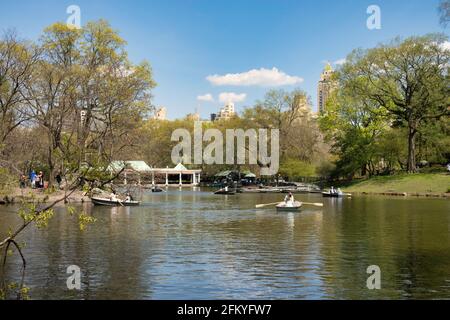 Le printemps dans Central Park est magnifique, New York City, États-Unis Banque D'Images