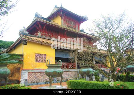 Pavillon Hien Lam, ville impériale, Hue, Vietnam, Asie Banque D'Images