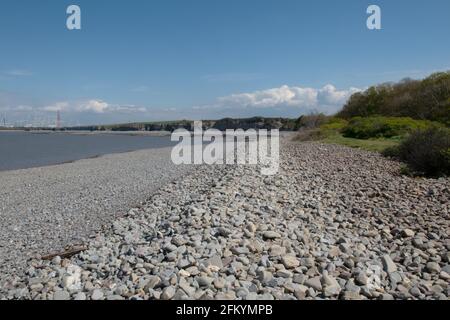 Lilstock Beach sur la section Somerset du chemin de la côte d'Angleterre Banque D'Images