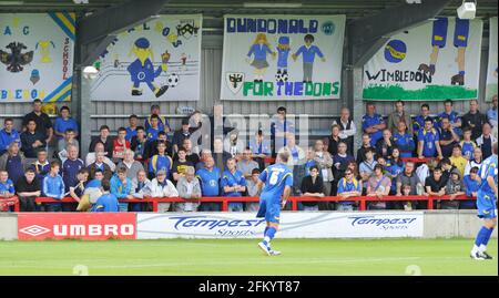 PHOTO DE AFC WIMBLEDON V WATFORD. 23/7/2011. PHOTO DAVID ASHDOWN Banque D'Images