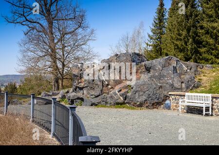 Klasicistni zamek Kozel un parc (narodni kulturni pamatka), Plzensky kraj, Ceska republika / château de Kozel, région de Pilsen, République tchèque Banque D'Images