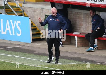 Alan Dowson, responsable de Woking, pendant Dagenham & Redbridge contre Woking, Vanarama National League football au stade Chigwell Construction, le 3 mai 20 Banque D'Images