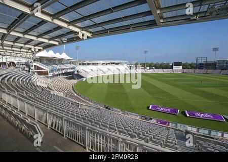 Vue générale du terrain devant Hampshire vs Essex Eagles, Royal London One-Day Cup Cricket au Ageas Bowl le 23 mai 2018 Banque D'Images