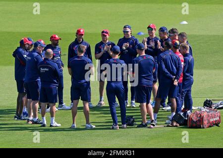 Les joueurs d'Essex se côtent lors du match Hampshire vs Essex Eagles, Royal London One-Day Cup Cricket au Ageas Bowl le 23 mai 2018 Banque D'Images