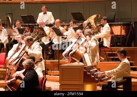 Trombone & Tuba Players CBSO, Symphony Hall Birmingham 2006 Banque D'Images