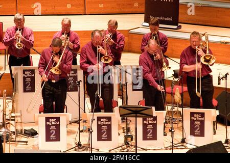 BBC big band (section Brass) Banque D'Images