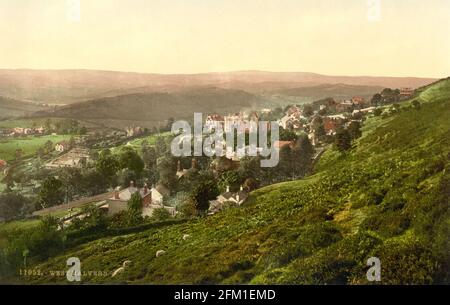 Malvern Hills dans le Worcestershire vers 1890-1900