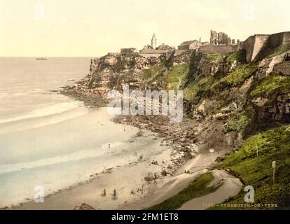 Vers Tynemouth 1890-1900 Banque D'Images