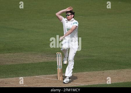 Liam Dawson du Hampshire en action de bowling pendant le Hampshire CCC vs Essex CCC, Specsavers County Championship Division 1 Cricket au Ageas Bowl sur 7 Banque D'Images