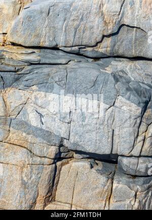 Face en granit sculpté du Gap dans le parc national de Torndirrup Albany, Australie occidentale. Banque D'Images