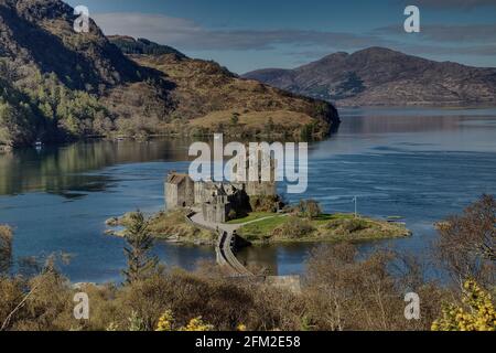 Le Château d'Eilean Donan - Ecosse Banque D'Images