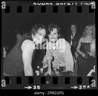 John Cougar Mellencamp et Mitch Ryder le 17 janvier 1983 Banque D'Images