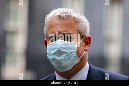 Londres, Angleterre, Royaume-Uni. 4 mai 2021. Le secrétaire en chef du Trésor, STEVE BARCLAY, est vu à Downing Street. Credit: Tayfun Salci/ZUMA Wire/Alay Live News Banque D'Images