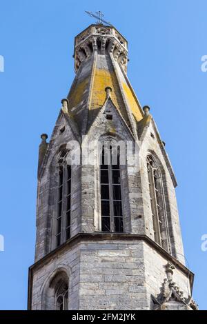 Clocher de Nagyboldogasszony-templom (église bénédictine de la Bienheureuse Marie), Sopron, Hongrie Banque D'Images