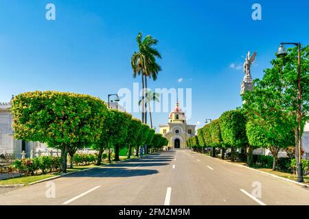 Cimetière du côlon à la Havane, Cuba Banque D'Images
