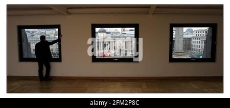 Une des dernières propriétés résidentielles disponibles sur Trafalgar Square. 60 Trafalgar Sq est sur le marché.pic David Sandison 4/3/2002 Banque D'Images