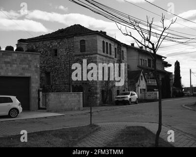 Une ancienne villa restaurée à Pej Kosova Banque D'Images