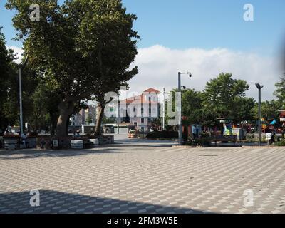 Une ancienne villa restaurée à Pej Kosova Banque D'Images