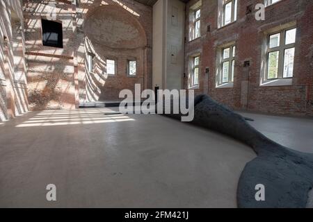 Berlin, Allemagne. 05e mai 2021. Exposition à l'église Sainte-Elisabeth à Berlin, Offene Kirche The Cast Whale Project par Gil Shachar en Allemagne. (Photo de Beata Siewicz/Pacific Press) crédit: Pacific Press Media production Corp./Alay Live News Banque D'Images