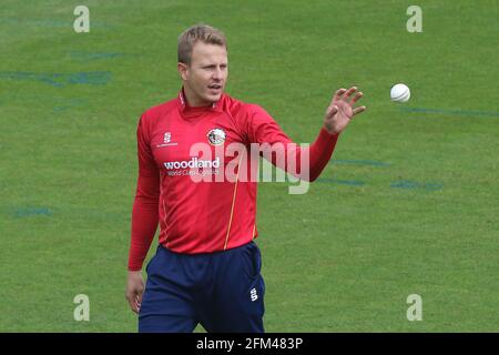 Neil Wagner d'Essex pendant Glamorgan contre Essex Eagles, Royal London un jour de cricket coupe au stade SSE SWALEC le 7 mai 2017 Banque D'Images