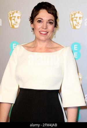 10 févr. 2019 - Londres, Angleterre, Royaume-Uni - EE British Academy film Awards 2019 Spectacles photo: Olivia Coleman Banque D'Images