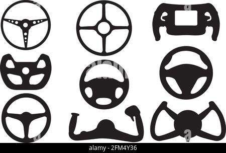 roues directrices Illustration de Vecteur