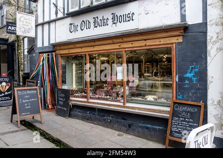 La boulangerie Old Bake House sur une rue bon marché, à Frome une ville attrayante de Somerset, angleterre royaume-uni Banque D'Images