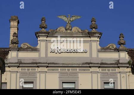 Boutique la Rinascente. Rinascente est une collection de magasins haut de gamme avec des marques italiennes et internationales dans la mode, accessoires, beauté, décoration Banque D'Images