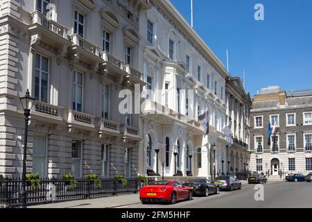 East India Club, St James's Square, St James's City of Westminster, Grand Londres, Angleterre, Royaume-Uni Banque D'Images