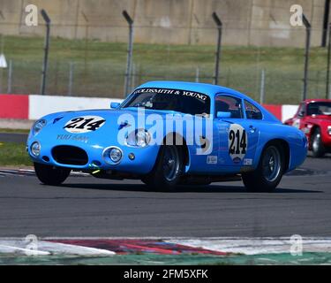 John Goldsmith, Ben Short, Mike Wilds, Aston Martin DP214, RAC Pall Mall Cup pour la GT pré-66, Sports Racing and Touring Cars, Donington Historic Festiva Banque D'Images