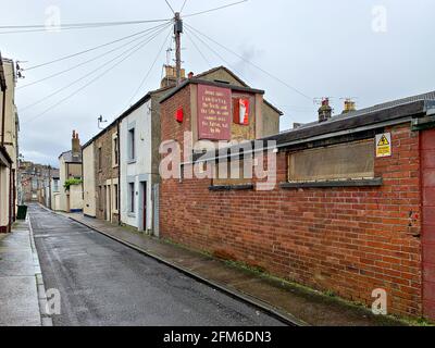 Jésus a dit que je suis le chemin, la vérité et la vie - signe fixé sur le mur de Morecambe Église plein Evangile, arrière rue Morecambe, Morecambe Banque D'Images