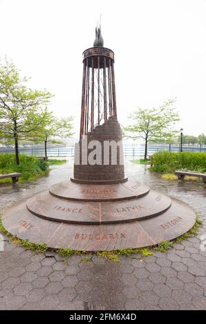 Shoah Memorial Park à Sheepshead Bay Brooklyn, New York Banque D'Images