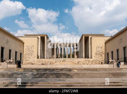 Musée d'Art moderne de la ville de Paris et Palais De Tokyo à Paris Banque D'Images