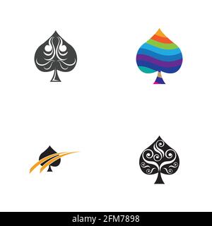 Modèle de conception de l'illustration vectorielle de l'ensemble de logos ACE Illustration de Vecteur