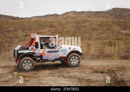 2021 Championnat italien de vitesse Offroad : voiture de course à Solignano, Italie. Banque D'Images