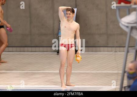 Centre aquatique de Tokyo, Tokyo, Japon. 6 mai 2021. Martin Wolfram (GER), 6 MAI 2021 - plongée : 22e coupe du monde de plongée de la FINA 2021 Homme à 3m Springboard final au Tokyo Aquatics Centre, Tokyo, Japon. Credit: YUTAKA/AFLO SPORT/Alay Live News Banque D'Images