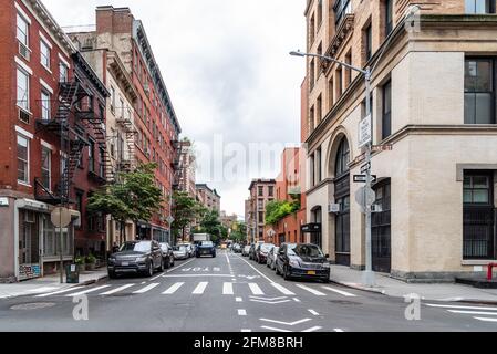 New York City, Etats-Unis - 22 juin 2018 : scène de rue dans Greenwich Village Banque D'Images