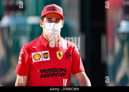 Barcelone, Espagne. 07e mai 2021. Barcelone, 7 mai 2021, Charles Leclerc (mon) Ferrari. Championnat du monde de Formule 1 07.05.2021, Rd 4, Grand Prix d'Espagne, Barcelone, Espagne, Journée d'entraînement. Le crédit photo doit être lu : images XPB/Press Association. Crédit : XPB Images Ltd/Alamy Live News Banque D'Images