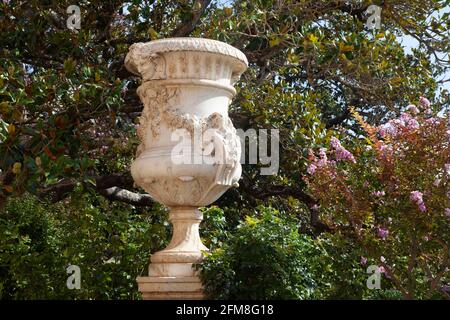 Décorations des jardins d'Aranjuez à Madrid Banque D'Images