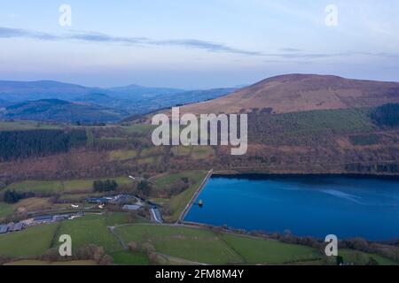 Talybont sur le réservoir d'Usk dans le parc national de brecon Beacon, au pays de Galles Banque D'Images