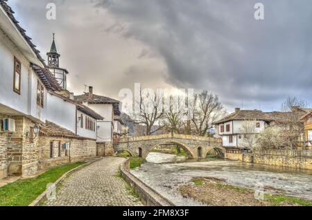 Tryavna, Bulgarie, HDR image Banque D'Images